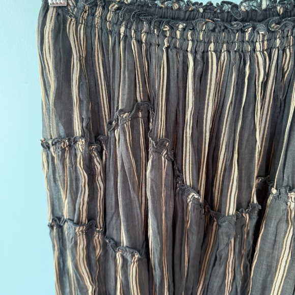 Free People One Ember Printed Midi Skirt With Pockets Size Extra Small - Picture 7 of 12